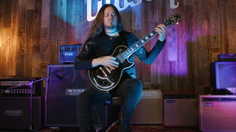 Unleash Power with EPIPHONE's MATT HEAFY 7-String Les Paul Model Epiphone Matt Heafy Les Paul Custom Origins 7 String 768x432