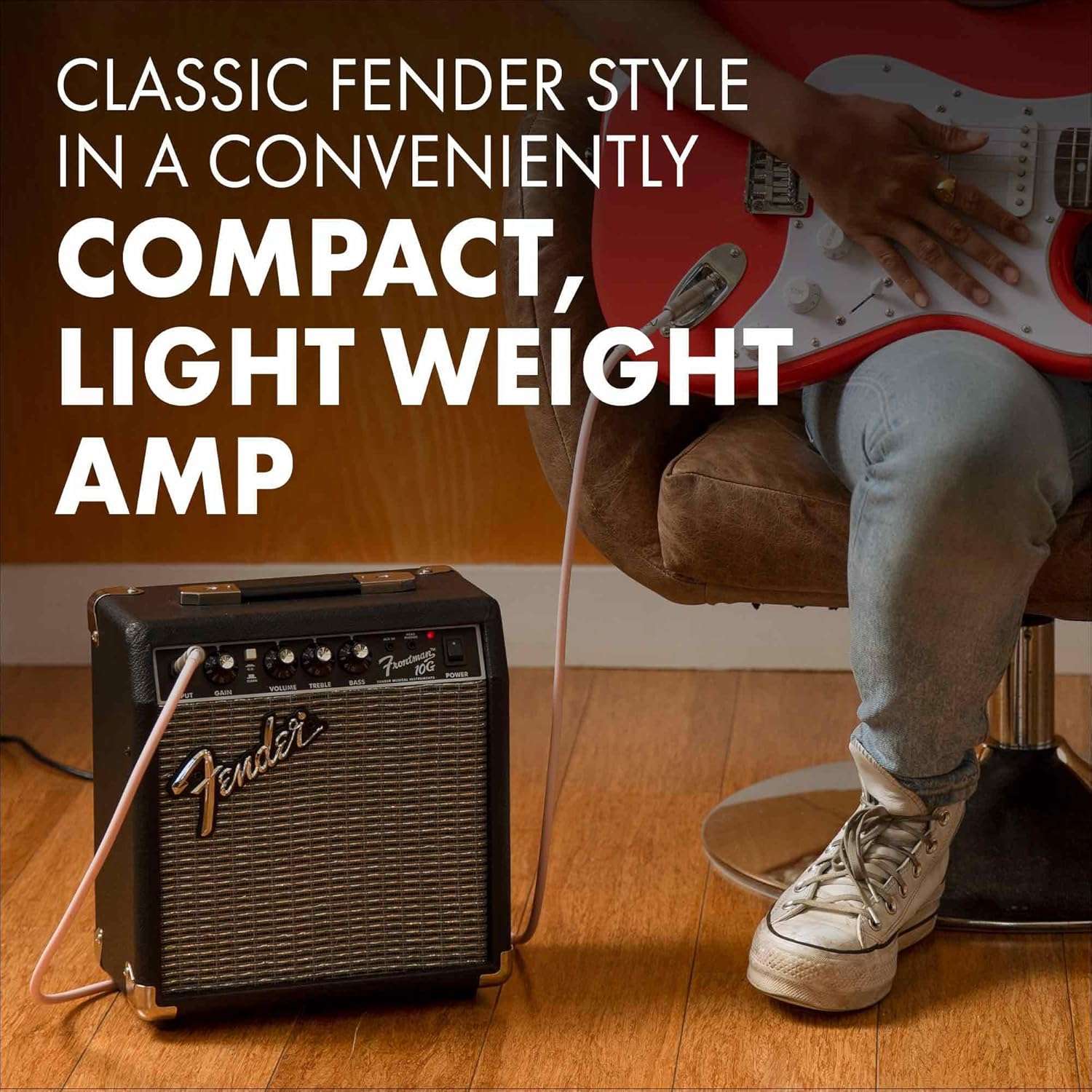 1741757248_Fender-Frontman-10G-Guitar-Amplifier-10-Watts-6-Inch-Special-Design-Speaker-2-Year-Warranty-Compact-Size-5.75-D-x-10.25-W-x-11-H.jpg Fender Frontman 10G Guitar Amplifier - 10 Watts, 6-Inch Special Design Speaker, 2-Year Warranty, Compact Size (5.75" D x 10.25" W x 11" H)