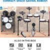 1741757348_Alesis-Nitro-Max-Electric-Drum-Set-Featuring-Quiet-Mesh-Pads-10-Dual-Zone-Snare-Bluetooth-Connectivity-440-Authentic-Sounds-Drumeo-Access-USB-MIDI-and-Included-Kick-Pedal.jpg Alesis Nitro Max Electric Drum Set: Featuring Quiet Mesh Pads, 10" Dual Zone Snare, Bluetooth Connectivity, 440+ Authentic Sounds, Drumeo Access, USB MIDI, and Included Kick Pedal