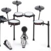 1741757355_Alesis-Nitro-Max-Electric-Drum-Set-Featuring-Quiet-Mesh-Pads-10-Dual-Zone-Snare-Bluetooth-Connectivity-440-Authentic-Sounds-Drumeo-Access-USB-MIDI-and-Included-Kick-Pedal.jpg Alesis Nitro Max Electric Drum Set: Featuring Quiet Mesh Pads, 10" Dual Zone Snare, Bluetooth Connectivity, 440+ Authentic Sounds, Drumeo Access, USB MIDI, and Included Kick Pedal