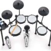 Alesis Nitro Max Electric Drum Set: Featuring Quiet Mesh Pads, 10" Dual Zone Snare, Bluetooth Connectivity, 440+ Authentic Sounds, Drumeo Access, USB MIDI, and Included Kick Pedal
