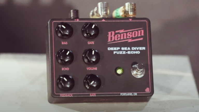 Benson Amps Collaborates with Jessica Dobson from Deep Sea Diver for Innovative Fuzz-Echo Pedal Release Deep Sea Diver Benson 768x432