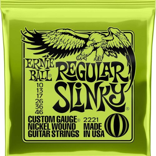 Ernie Ball Regular Slinky 10-46 Nickel Electric Guitar Strings