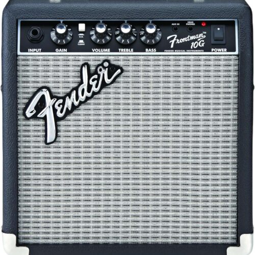 Fender Frontman 10G Guitar Amplifier - 10 Watts, 6-Inch Special Fender Frontman 10G Guitar Amplifier - 10 Watts, 6-Inch Special Design Speaker, 2-Year Warranty, Compact Size (5.75" D x 10.25" W x 11" H)