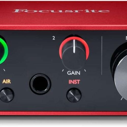 Focusrite Scarlett Solo 3rd Gen USB Audio Interface: Studio-Quality Sound Focusrite Scarlett Solo 3rd Gen USB Audio Interface: Studio-Quality Sound for Guitarists, Vocalists, and Podcasters