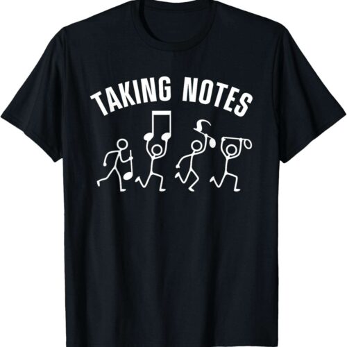 Funny Musical Note T-Shirt for Men & Women - Music Funny Musical Note T-Shirt for Men & Women - Music Lover's Gag