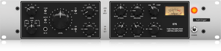 BEHRINGER 676: A Classic Compressor and Preamp Combination for Superior Sound Quality Image BE 0838 ABC 676 Front 768x180