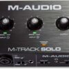M-Audio M-Track Solo: Versatile USB Audio Interface for Recording, Streaming M-Audio M-Track Solo: Versatile USB Audio Interface for Recording, Streaming & Podcasting