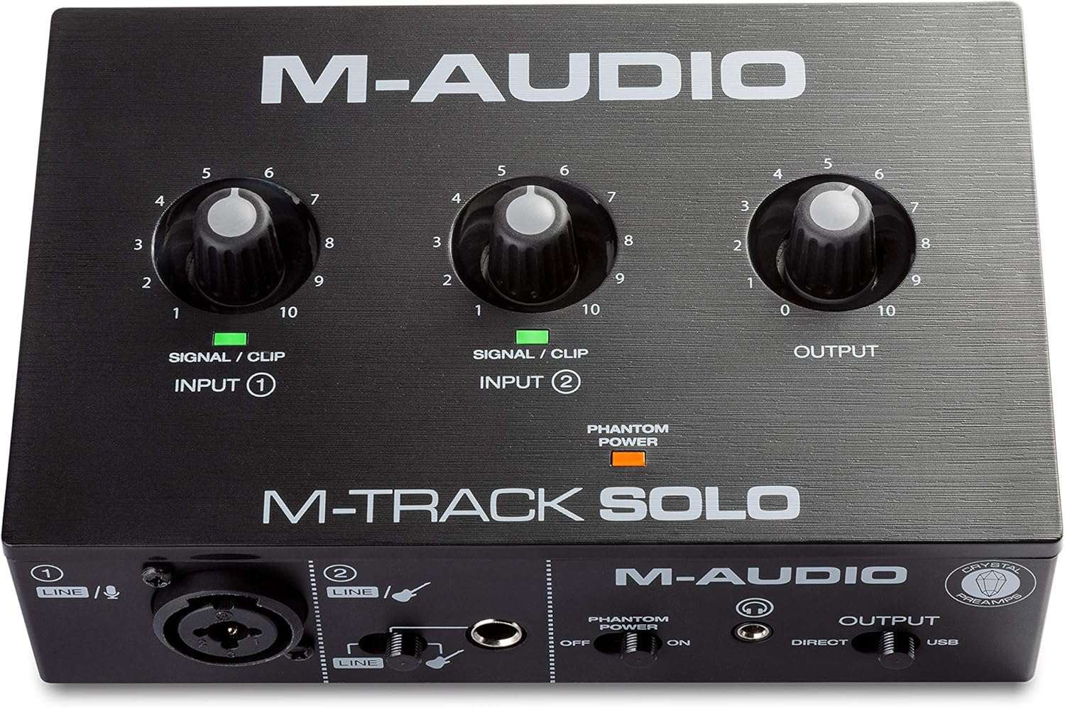 M-Audio M-Track Solo: Versatile USB Audio Interface for Recording, Streaming M-Audio M-Track Solo: Versatile USB Audio Interface for Recording, Streaming & Podcasting