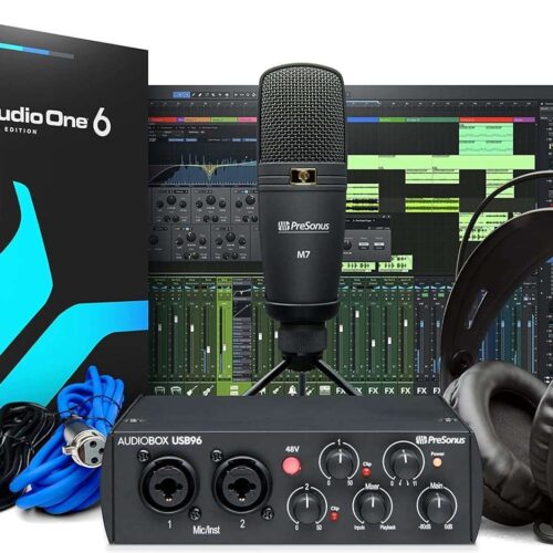 PreSonus AudioBox 96 25th Anniversary Studio Bundle with Studio One PreSonus AudioBox 96 25th Anniversary Studio Bundle with Studio One Artist DAW