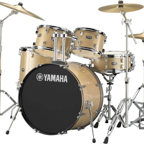 Yamaha Rydeen 5-Piece Drum Set, Champagne Glitter Finish Yamaha Rydeen 5-Piece Drum Set, Champagne Glitter Finish