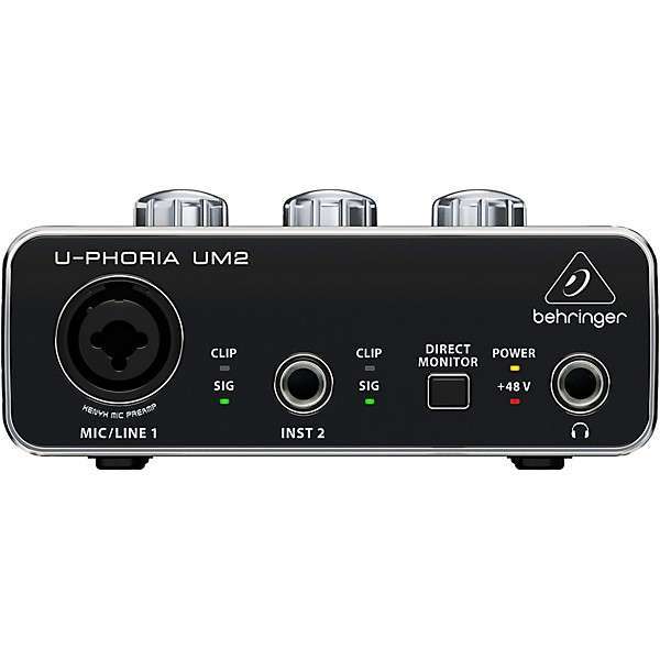 behringer_u_phoria_um2 Behringer U-Phoria UM2 USB Audio Interface