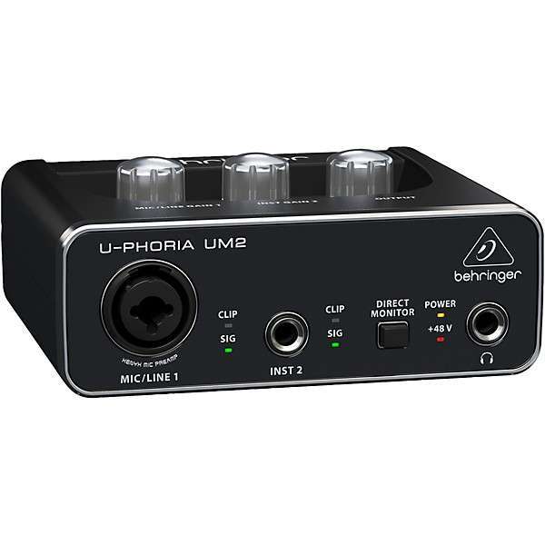 behringer_u_phoria_um3 Behringer U-Phoria UM2 USB Audio Interface