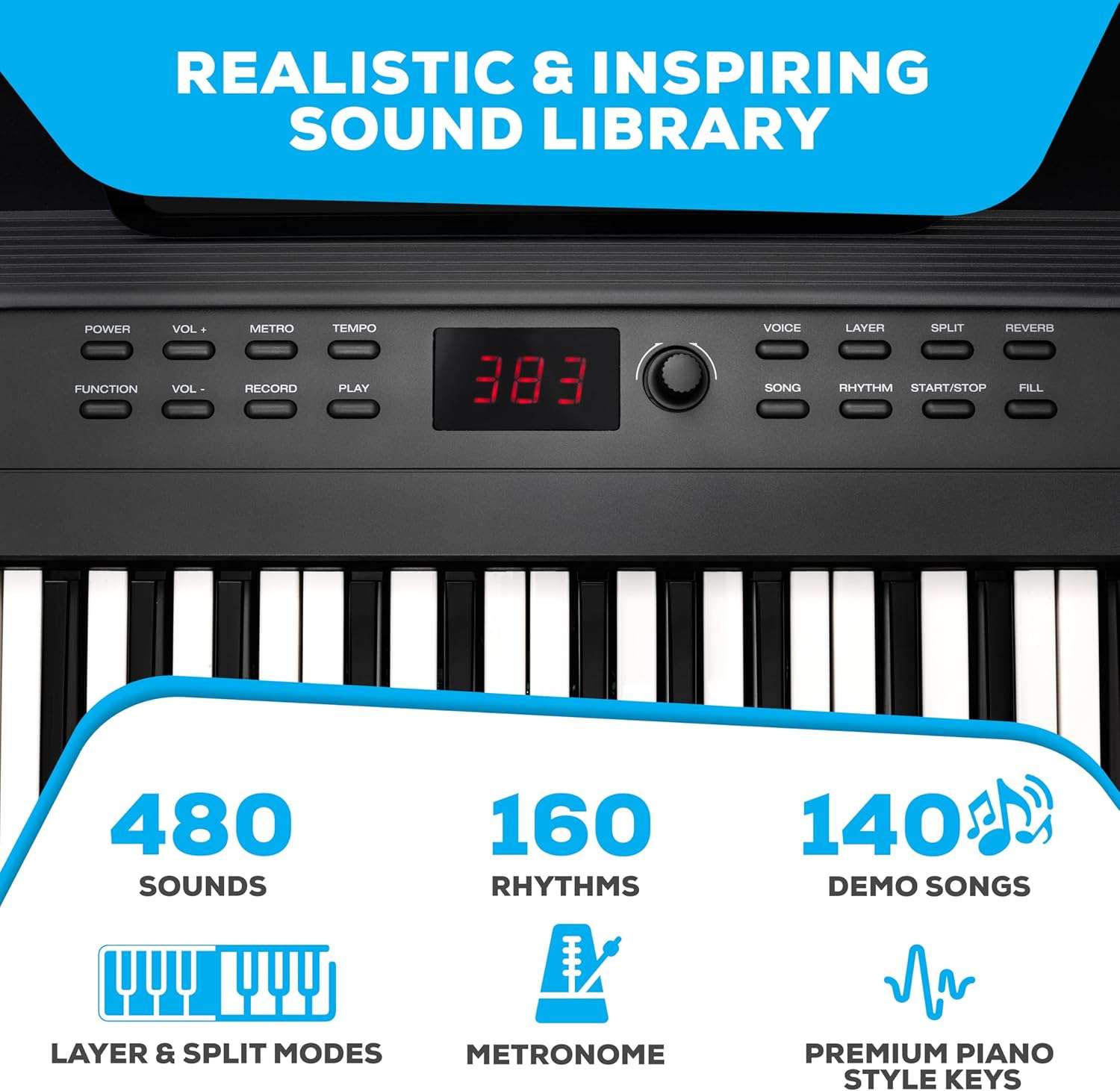 1744456649_Alesis-88-Key-Keyboard-Piano-Bundle-480-Sounds-USB-MIDI-Stand-Pedal-Speakers-More-for-Beginners.jpg Alesis 88-Key Keyboard Piano Bundle: 480 Sounds, USB MIDI, Stand, Pedal, Speakers & More for Beginners