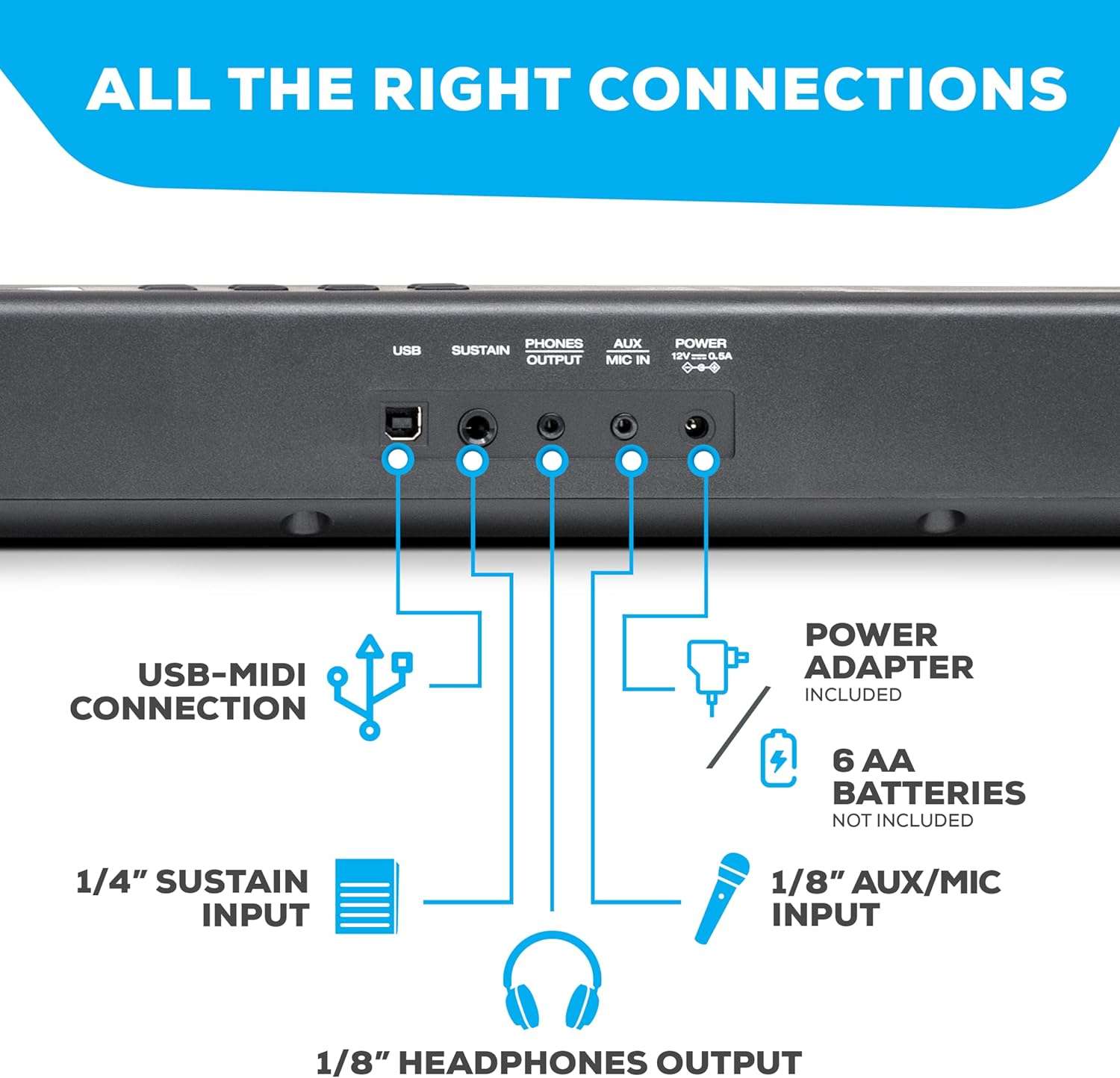 1744456650_Alesis-88-Key-Keyboard-Piano-Bundle-480-Sounds-USB-MIDI-Stand-Pedal-Speakers-More-for-Beginners.jpg Alesis 88-Key Keyboard Piano Bundle: 480 Sounds, USB MIDI, Stand, Pedal, Speakers & More for Beginners