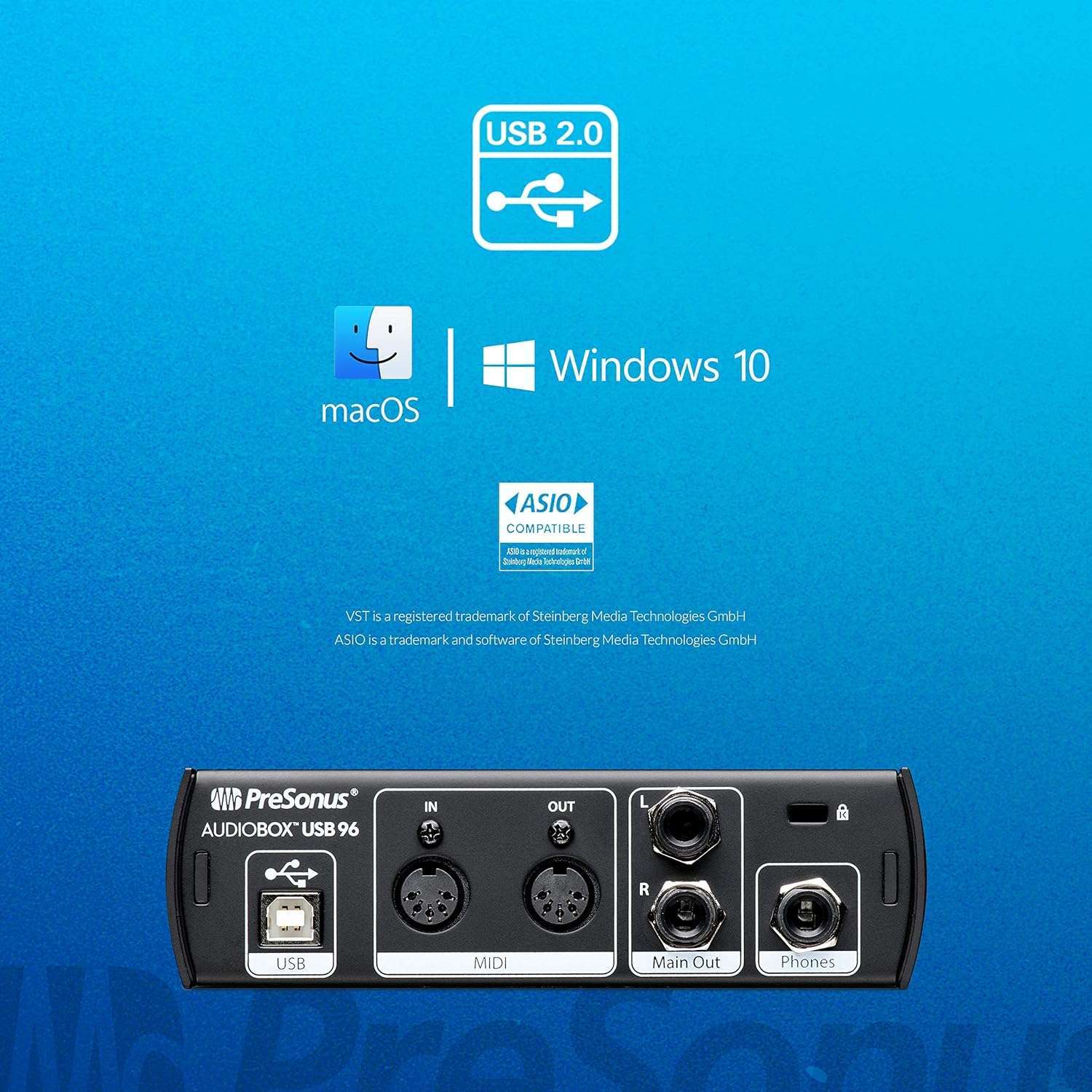 PreSonus AudioBox 96 25th Anniversary Studio Bundle: Complete Recording Kit with Studio One Artist DAW