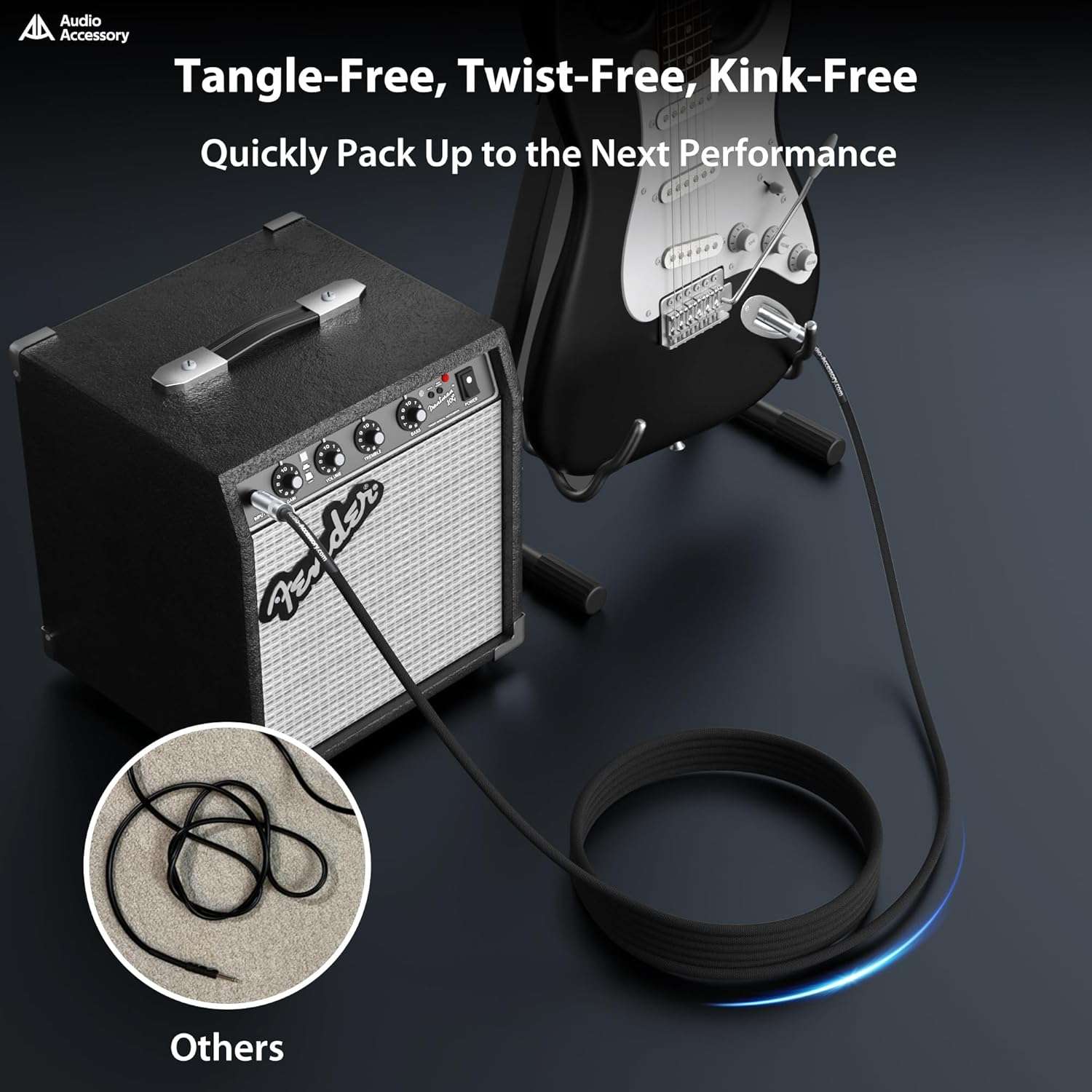 1744457220_10ft-Guitar-Cable-2-Pack-Kevlar-Reinforced-Braided-Instrument-Cable-for-Superior-Sound-Better-Solder-with-Rean-Neutrik-Connectors.jpg Guitar Cables 10ft 2-Pack: Kevlar-Reinforced Braided Instrument Cable for Superior Sound & Better Solder with Rean Neutrik Connectors