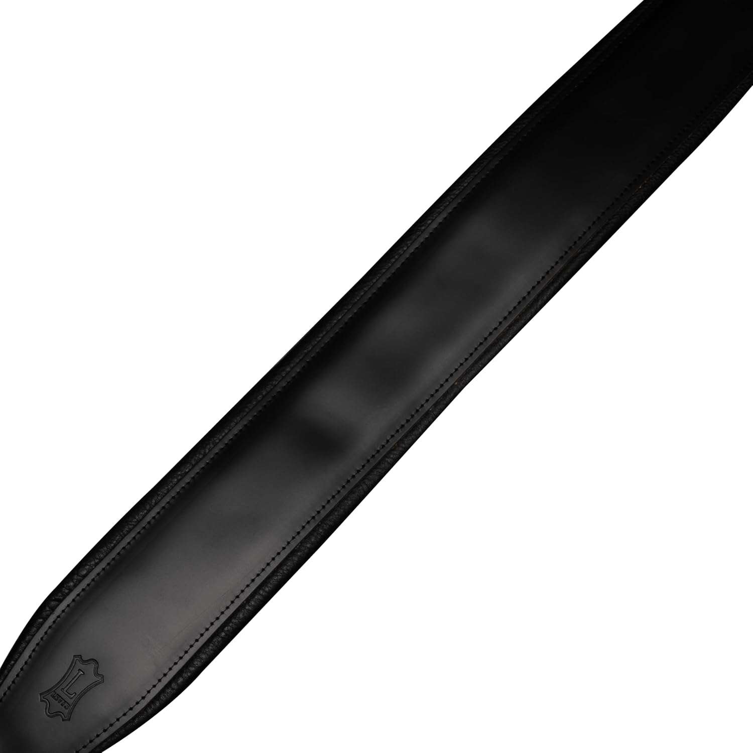 1745798444_3-Inch-Wide-Black-Leather-Guitar-Strap-with-Foam-Padding-Levys-Amped-Series-M26PD-BLK.jpg 3-Inch Wide Black Leather Guitar Strap with Foam Padding | Levy's Amped Series (M26PD-BLK)
