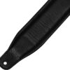 1745798445_3-Inch-Wide-Black-Leather-Guitar-Strap-with-Foam-Padding-Levys-Amped-Series-M26PD-BLK.jpg 3-Inch Wide Black Leather Guitar Strap with Foam Padding | Levy's Amped Series (M26PD-BLK)