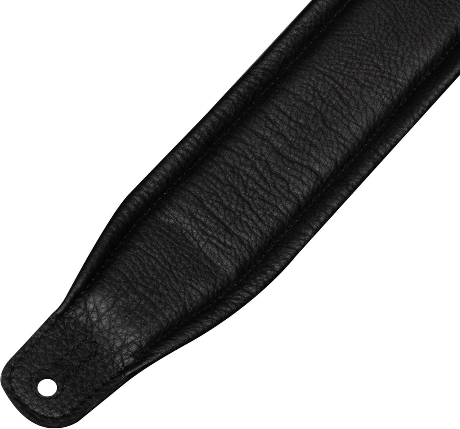 1745798445_3-Inch-Wide-Black-Leather-Guitar-Strap-with-Foam-Padding-Levys-Amped-Series-M26PD-BLK.jpg 3-Inch Wide Black Leather Guitar Strap with Foam Padding | Levy's Amped Series (M26PD-BLK)