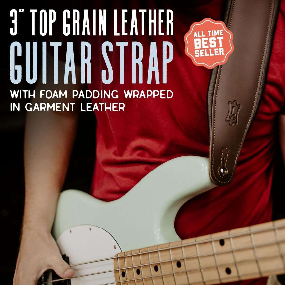 3-Inch-Wide-Black-Leather-Guitar-Strap-with-Foam-Padding-Levys-Amped-Series-M26PD-BLK.jpg 3-Inch Wide Black Leather Guitar Strap with Foam Padding | Levy's Amped Series (M26PD-BLK)