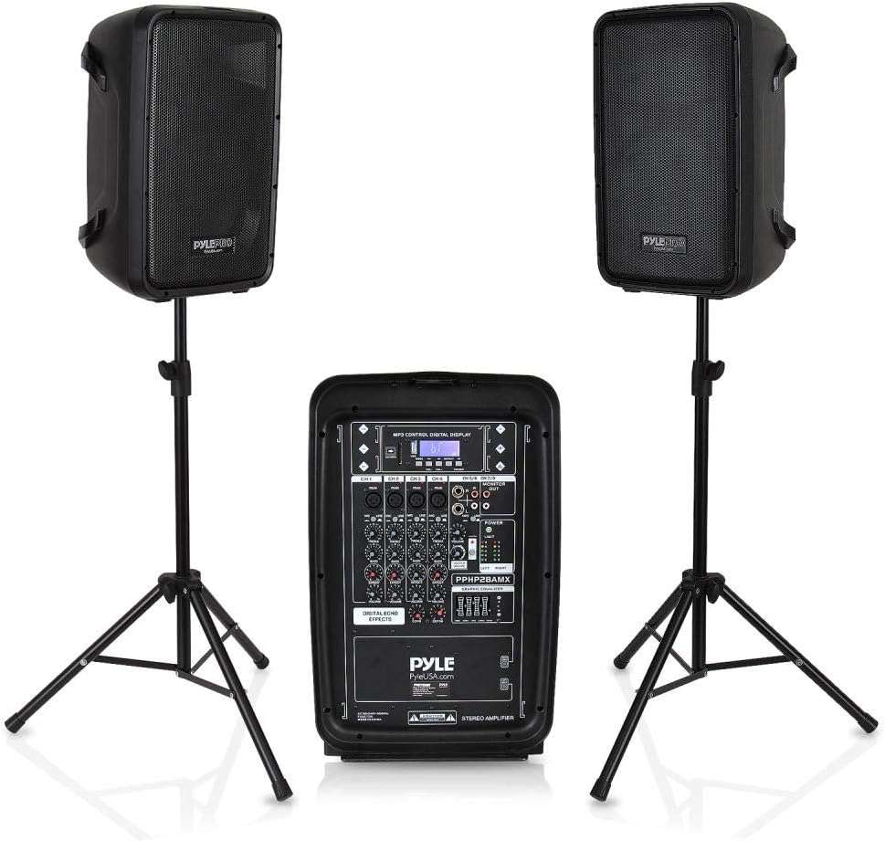 Sound Town&reg; METIS Series 10-inch Powered Stage Monitor Speaker
