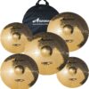 Arborea Alloy Cymbal Pack: 5-Piece with Free Bag (14"/16"/18"/20")