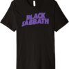 Black Sabbath Premium T-Shirt with Purple Logo Black Sabbath Premium T-Shirt with Purple Logo