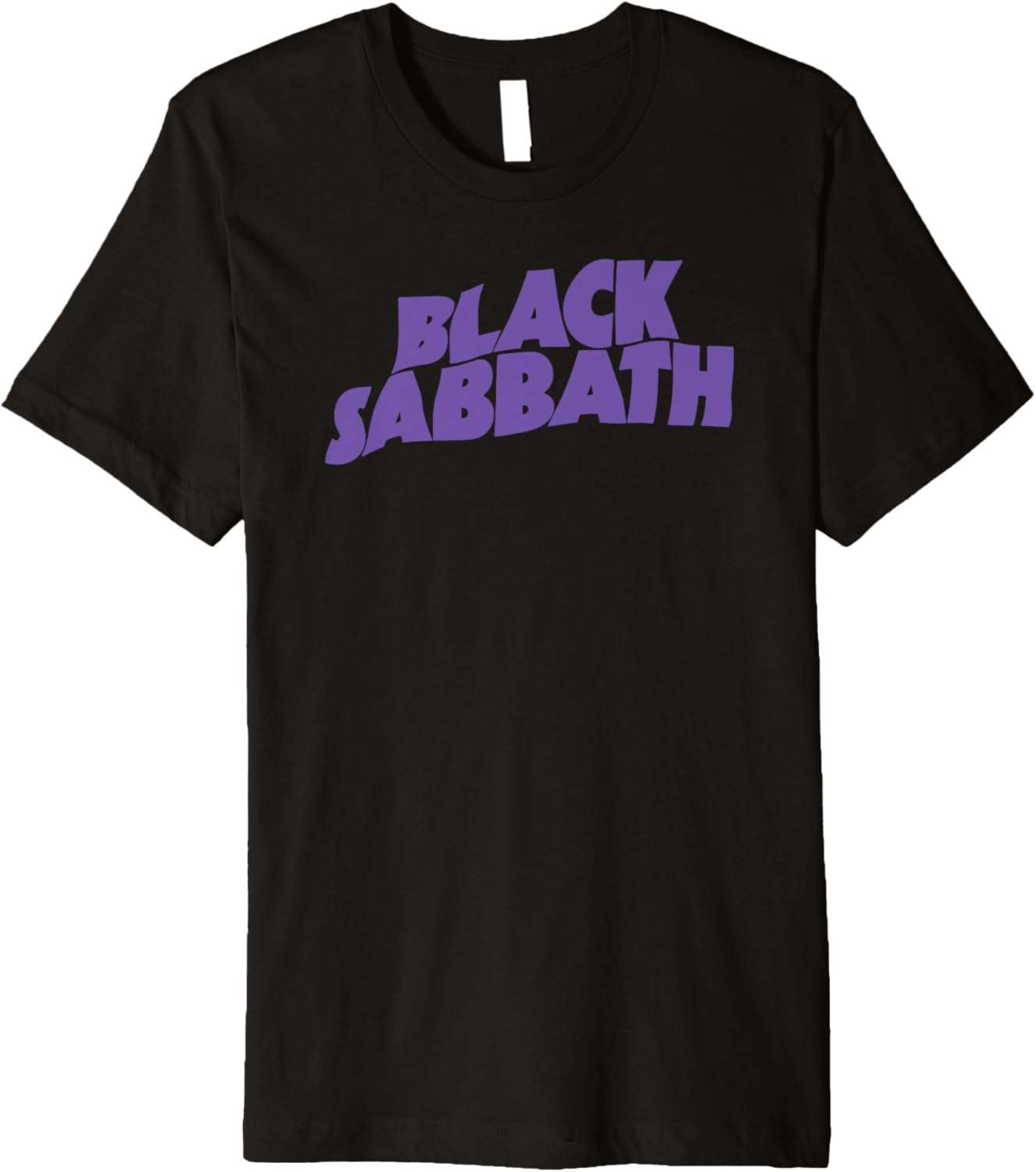 Black Sabbath Premium T-Shirt with Purple Logo Fender® '54 Stratocaster™ Men's Graphic T-Shirt, Black, Medium