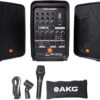 Compact JBL EON208P All-in-One PA System with Mic, Mixer & Compact JBL EON208P All-in-One PA System with Mic, Mixer & Bluetooth