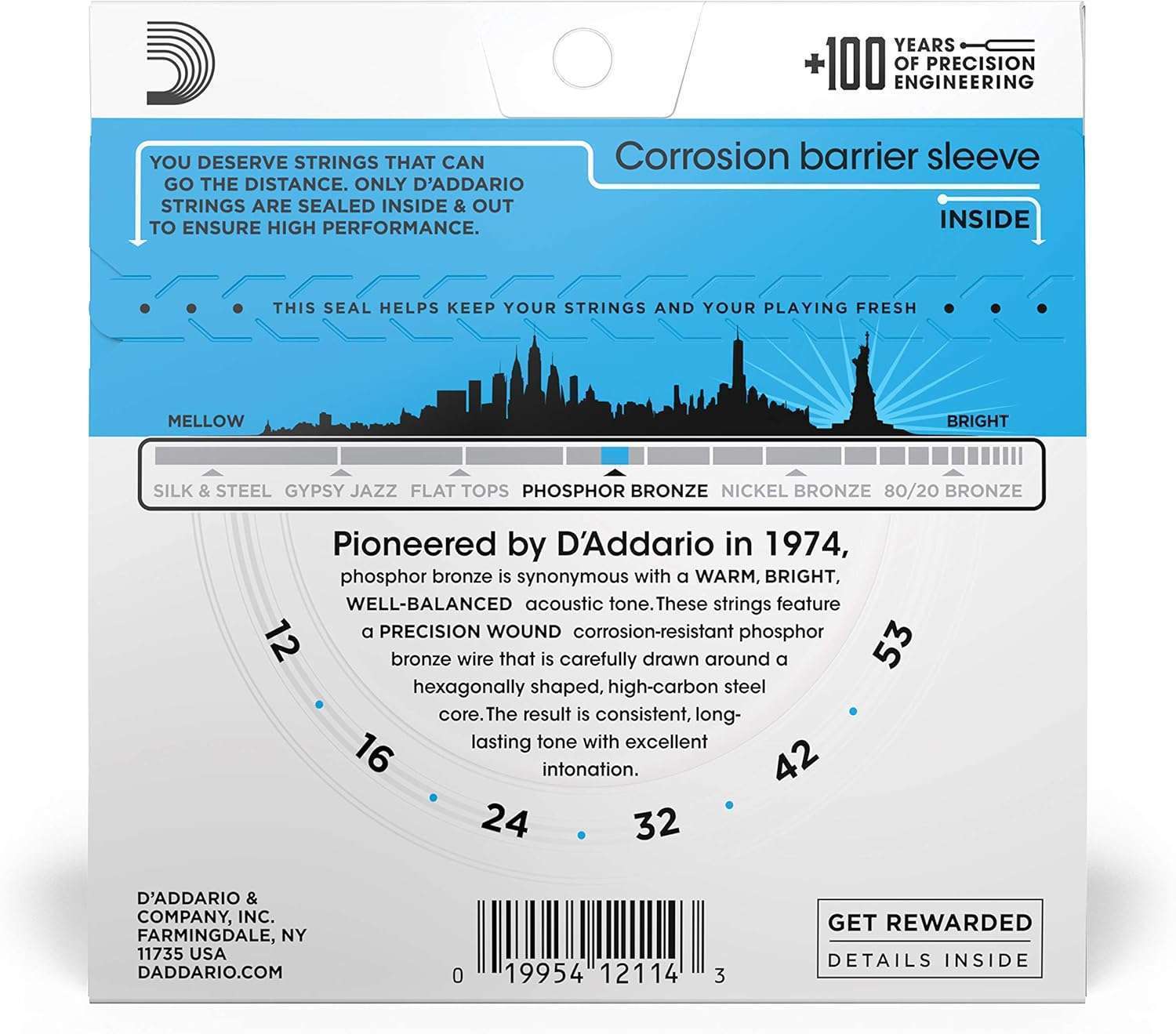 DAddario-EJ16-Phosphor-Bronze-Acoustic-Guitar-Strings-12-53-Light-Rich-Tone-for-6-String-Guitars.jpg D'Addario EJ16 Phosphor Bronze Acoustic Guitar Strings, 12-53 Light, Rich Tone for 6-String Guitars