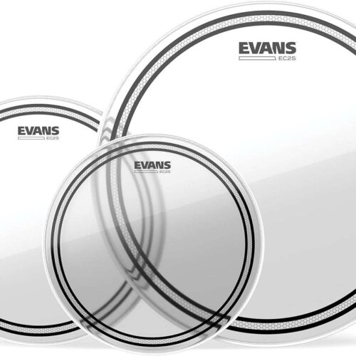 Evans EC2S Clear Rock Tom Pack - 10", 12", 16" Evans EC2S Clear Rock Tom Pack - 10", 12", 16" Drum Heads
