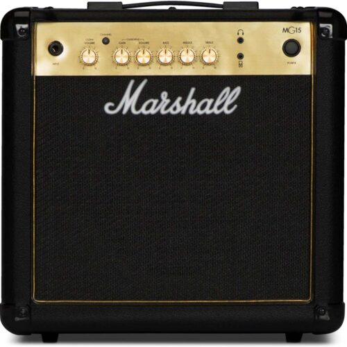 Marshall MG15G-U Black Guitar Combo Amplifier with 3.5mm Jack Marshall MG15G-U Black Guitar Combo Amplifier with 3.5mm Jack