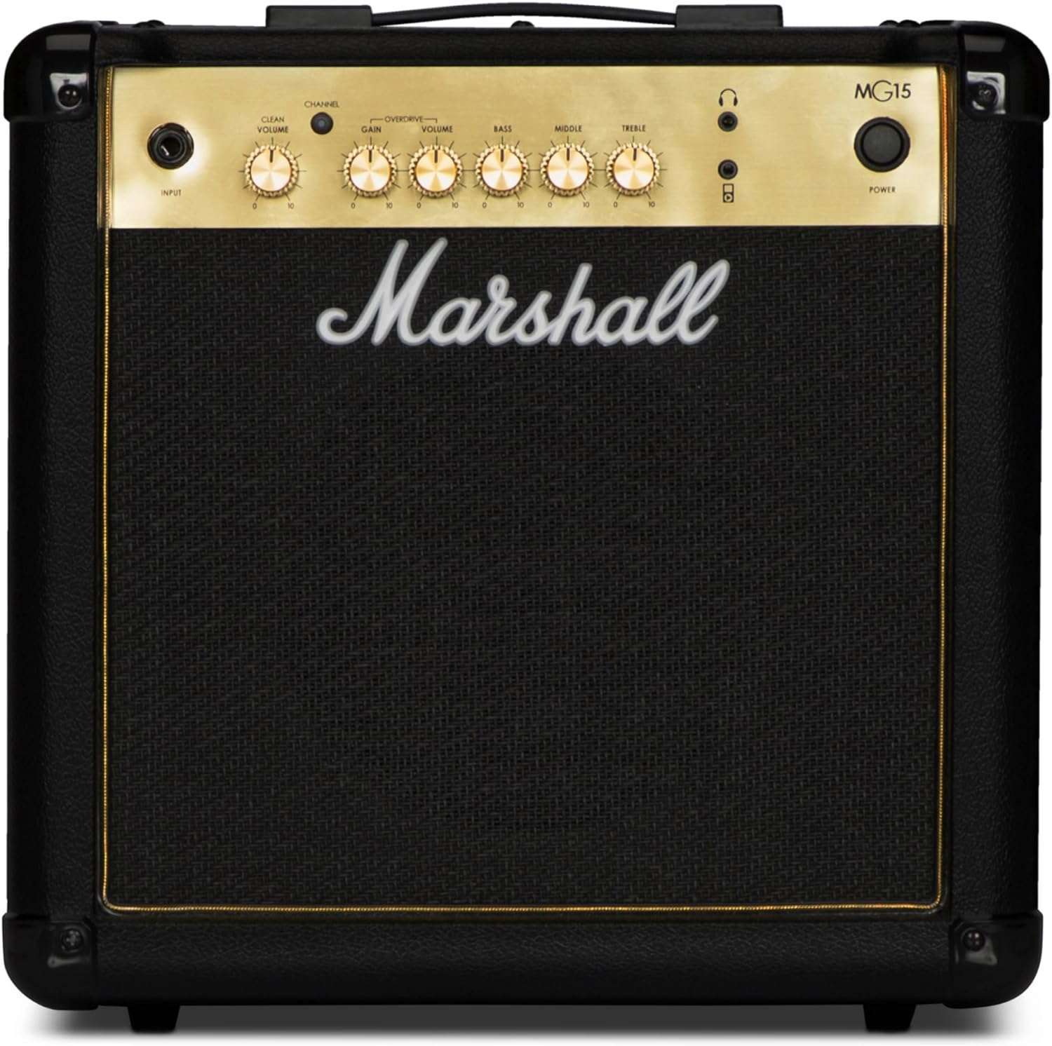 Marshall MG15G-U Black Guitar Combo Amplifier with 3.5mm Jack Marshall MG15G-U Black Guitar Combo Amplifier with 3.5mm Jack