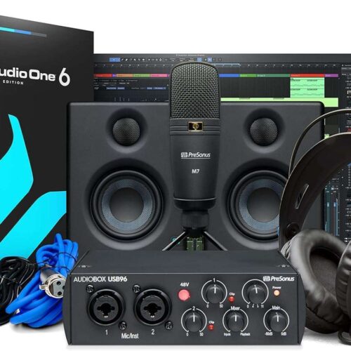 PreSonus AudioBox 96 25th Anniversary Studio Bundle: Complete Recording Kit PreSonus AudioBox 96 25th Anniversary Studio Bundle: Complete Recording Kit with Studio One Artist DAW