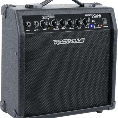 Rockville G-AMP 20W Guitar Amp with Bluetooth & Delay Rockville G-AMP 20W Guitar Amp with Bluetooth & Delay