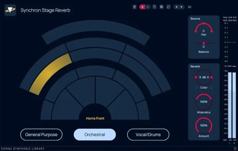 VSL Launches Synchron Stage Reverb Vsl Synchron Stage Reverb Gui 768x488
