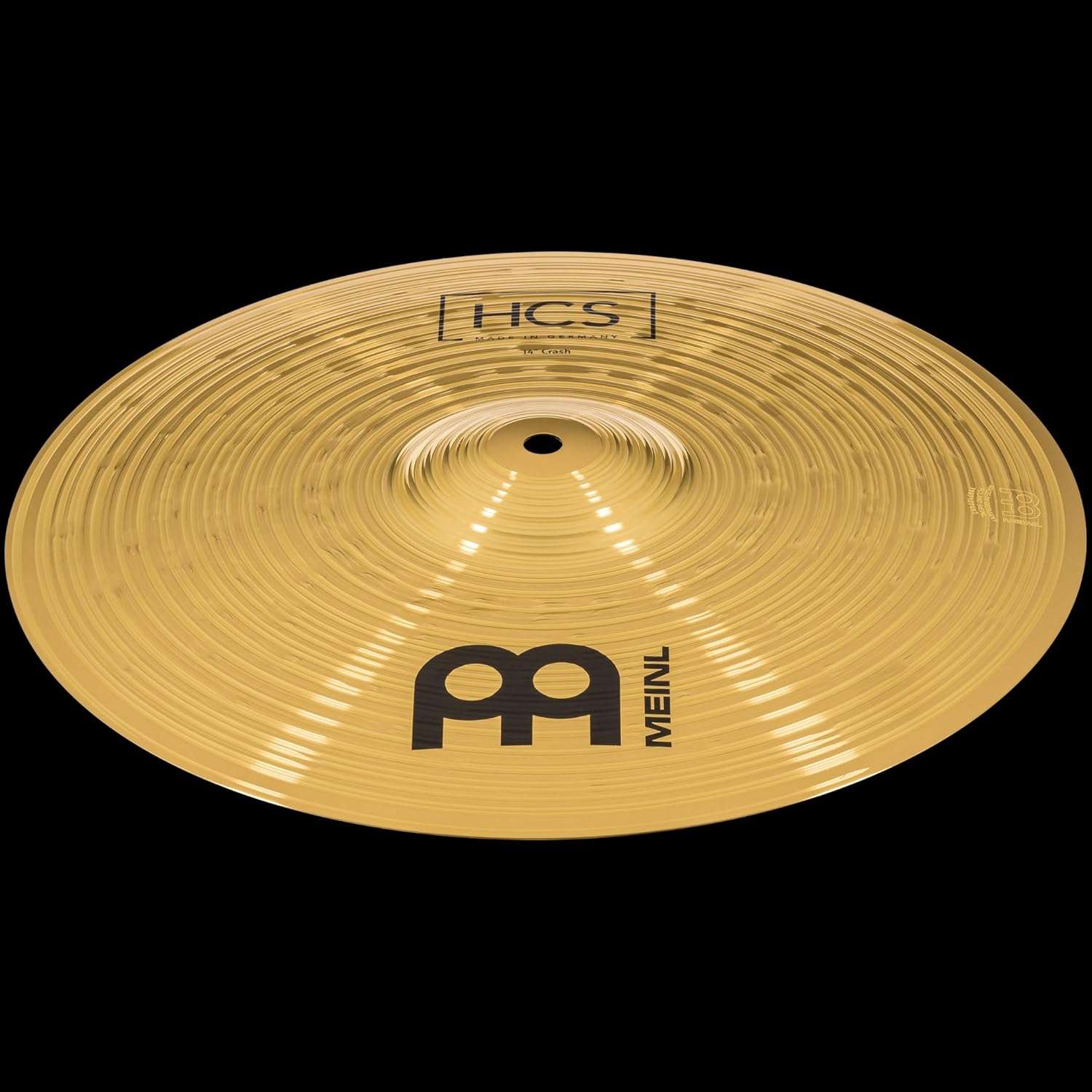 Meinl HCS Cymbal Box Set: Hi-Hats, Crash & Free Splash + Sticks & Lessons — Durable Brass, Made in Germany, 2-Year Warranty, Traditional Finish (13/14/10)