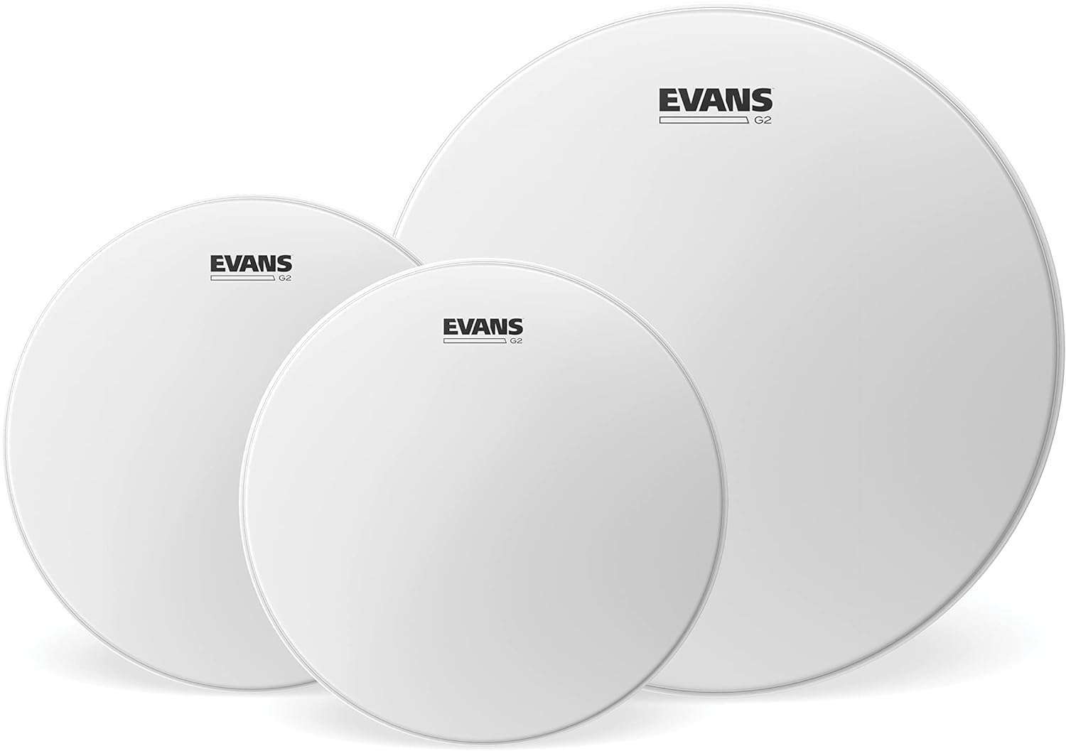 Evans G2 Coated Fusion Tompack - 10", 12", 14" Drums Evans G2 Coated Fusion Tompack - 10", 12", 14" Drums
