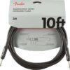 Fender Professional 10 ft Guitar Cable – Stage-Ready, Anti-Kink Black Fender Professional 10 ft Guitar Cable – Stage-Ready, Anti-Kink Black Design