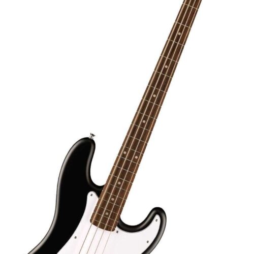 Squier Precision Bass Guitar: Beginner's Choice, 2-Year Warranty, Free Lessons, Black Matte Finish