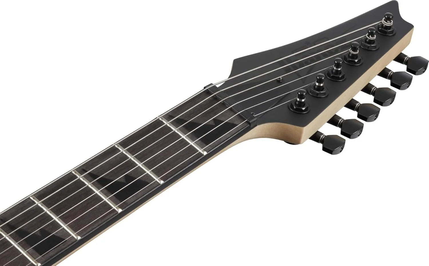 ibanez_gio_flat_black_neck_front Ibanez Gio GRGR131EX Black Flat Electric Guitar