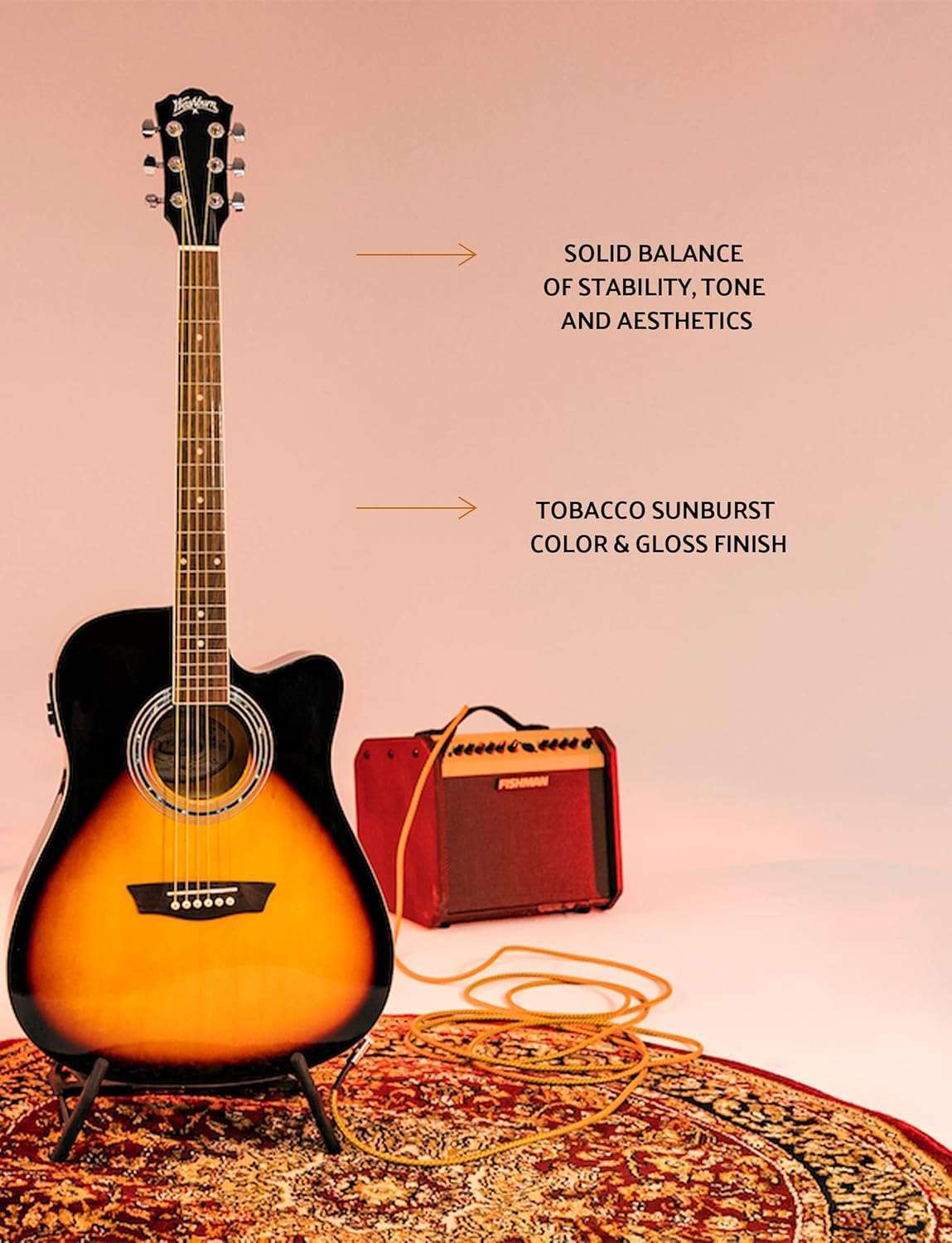 1748788791_Washburn-Vintage-Series-Acoustic-Electric-Guitar-Tobacco-Sunburst-WA90CEVSB.jpg Washburn Vintage Series Acoustic-Electric Guitar, Tobacco Sunburst