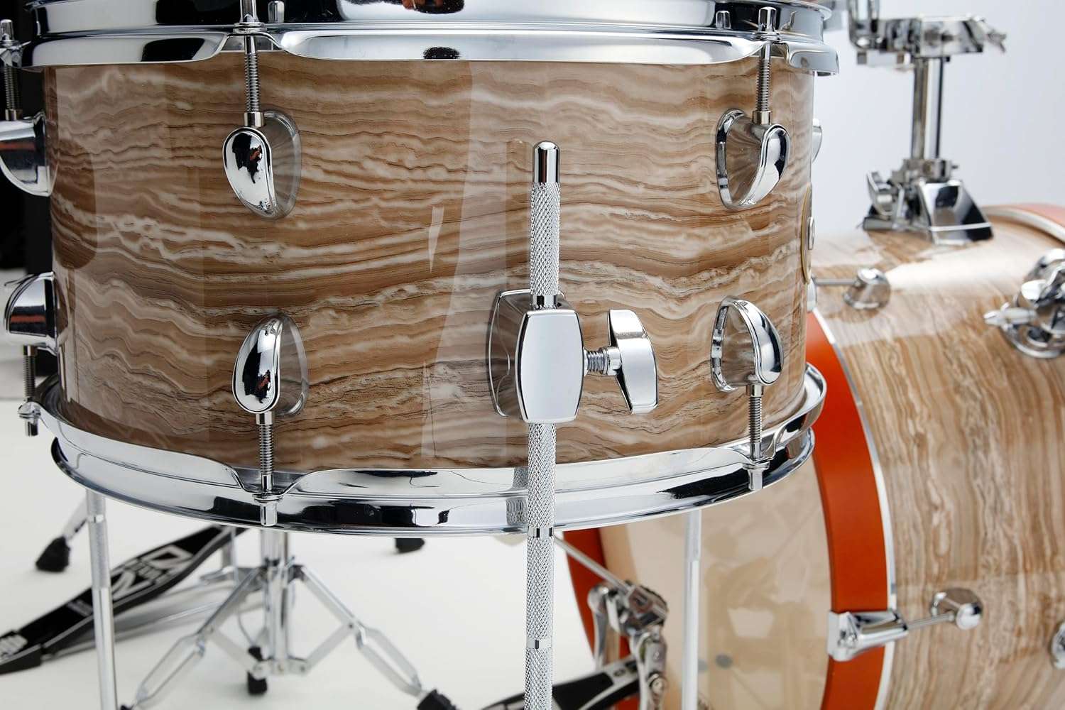 Tama Club-JAM LJK48S 4-Piece Shell Pack with Snare Drum - Cream Marble Wrap