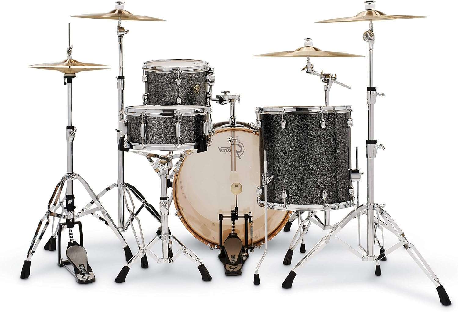 1749396755_Gretsch-Drums-Black-Stardust-Drum-Set-CM1-E824S-BS.jpg Gretsch Drums Black Stardust Drum Kit (CM1-E824S-BS)