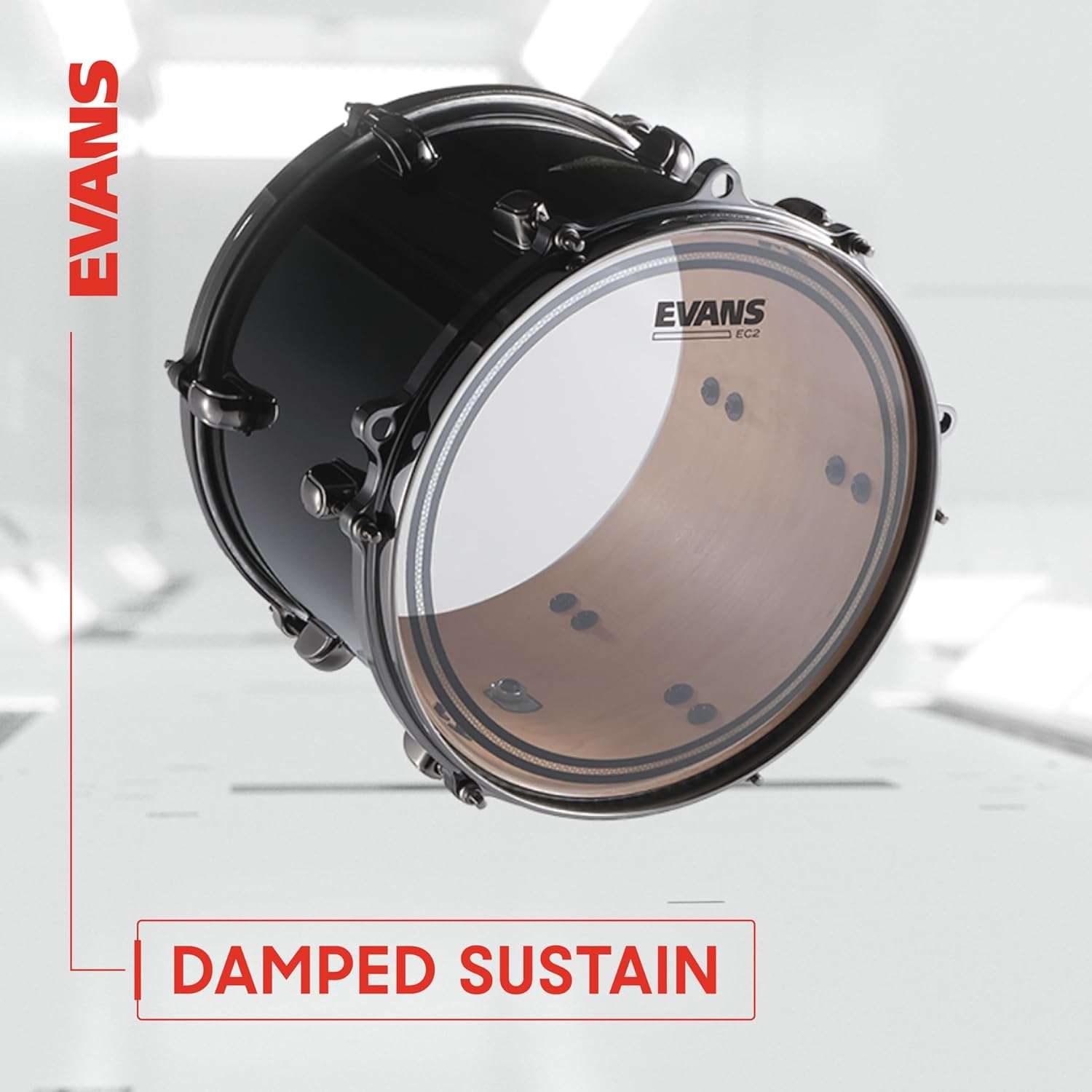 1750264012_Evans-EC2S-Clear-12-Tom-Drumhead.jpg Evans EC2S Clear 12" Tom Drumhead