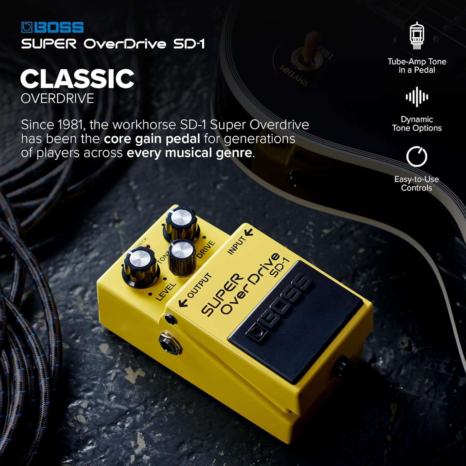 1750264405_Boss-SD-1-Super-Overdrive-Guitar-Pedal-Review.jpg Boss SD-1 Super Overdrive Guitar Pedal