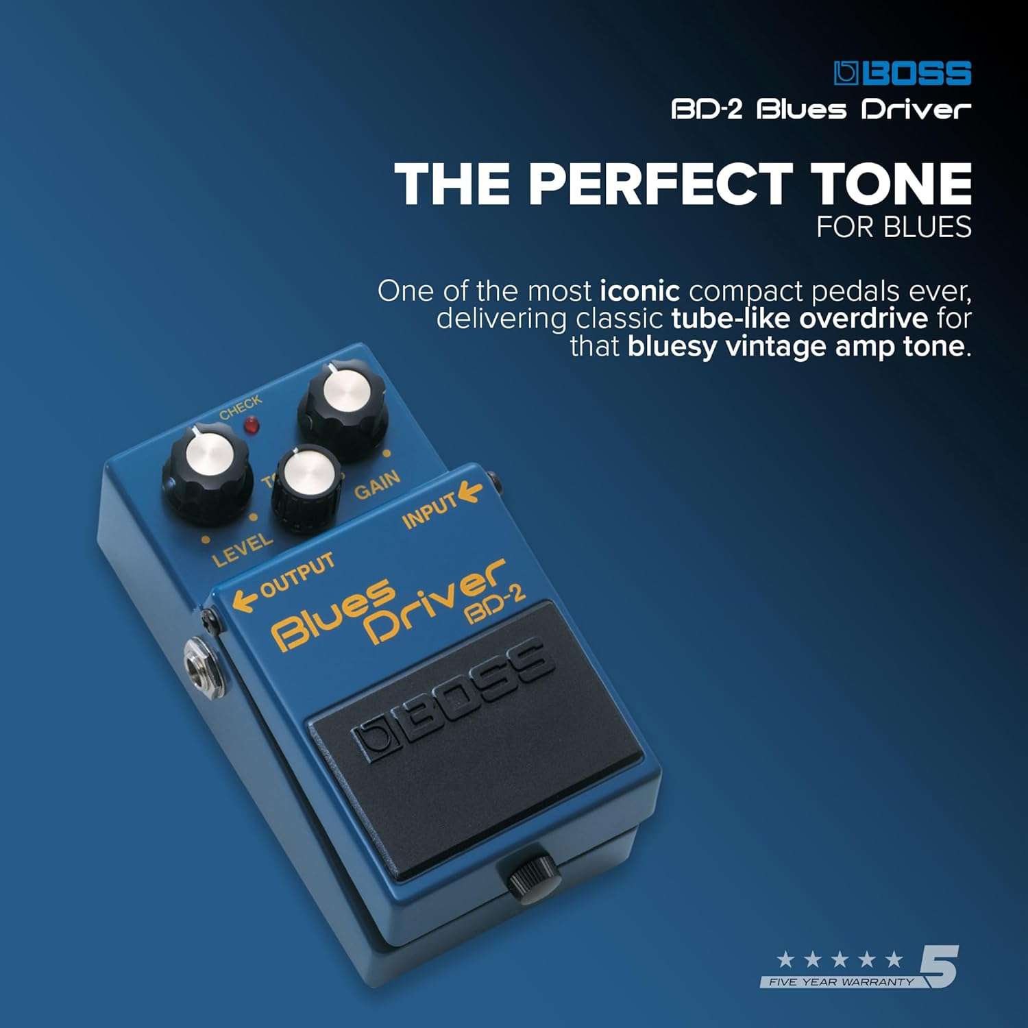 1750785643_Boss-BD-2-Blues-Driver-Guitar-Pedal.jpg Boss BD-2 Blues Driver Guitar Pedal