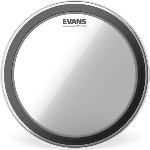 22" Evans EMAD2 Clear Bass Drum Head – Adjustable Damping 22" Evans EMAD2 Clear Bass Drum Head – Adjustable Damping for Versatile Sound & Performance