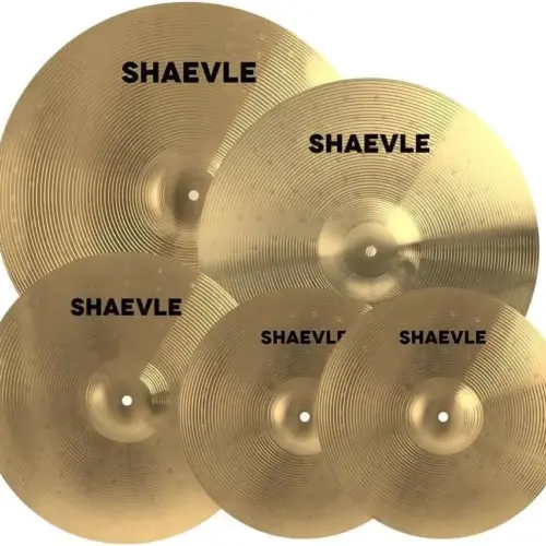Golden Alloy Cymbal Pack: 5-Piece Drum Set (14"/16"/18"/20") Shaevle Golden Alloy Cymbal Pack: 5-Piece (14"/16"/18"/20")
